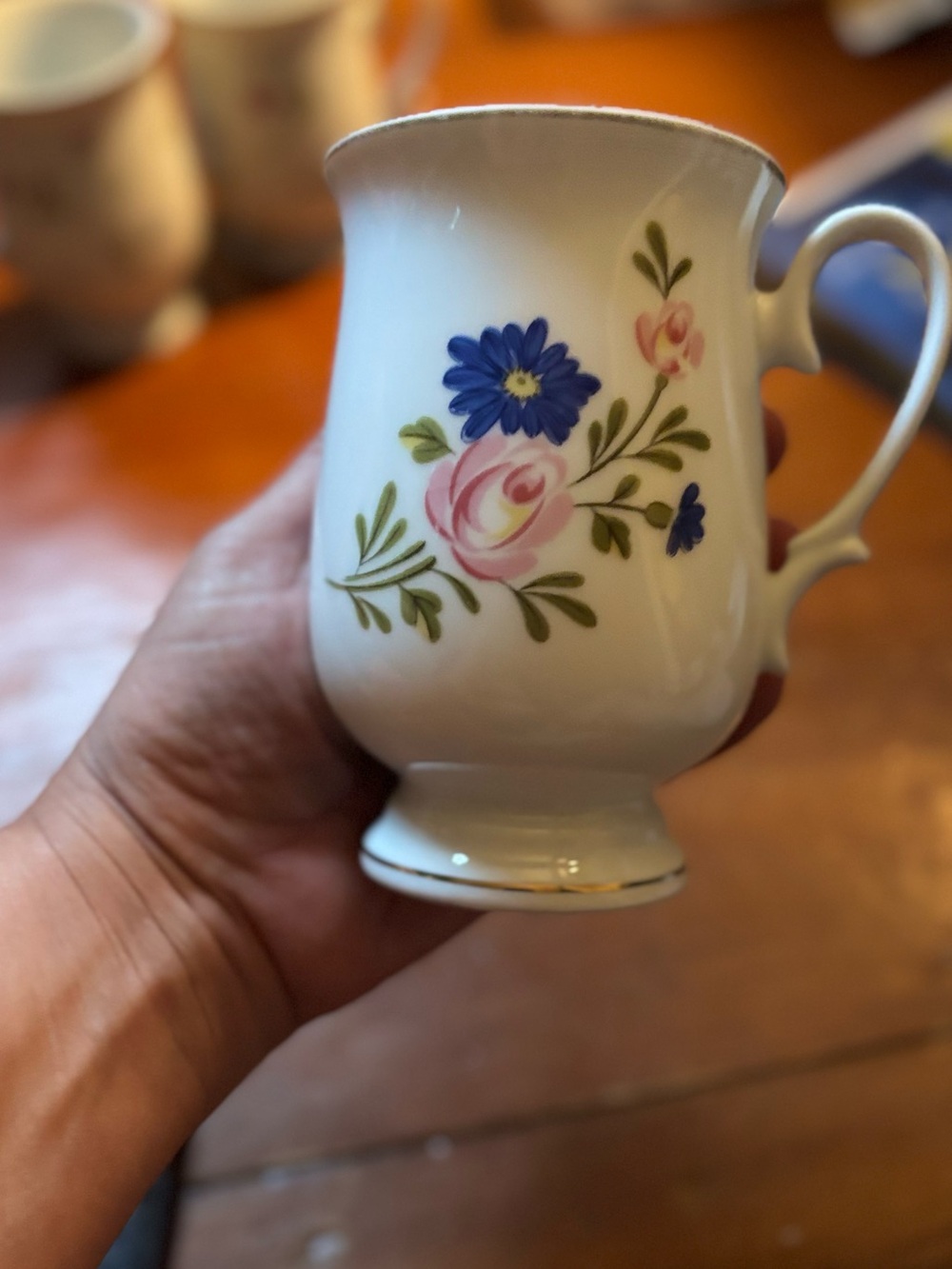 Sheffield vintage porcelain mug “bouquet “